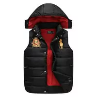 polo ralph lauren gilet sans hombreches zipper n3-noir